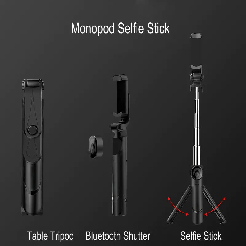 LiveLook Bluetooth Selfie Stick and Phone Tripod Stand