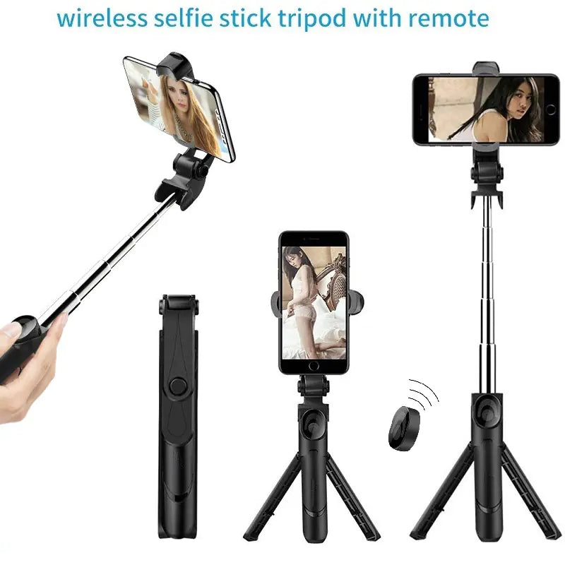 LiveLook Bluetooth Selfie Stick and Phone Tripod Stand